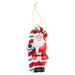 Christmas Hanging Decoration Santa And Cane X 1 14.5x6.5x4.5cm Red Santa