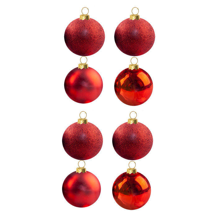 Christmas Bauble Decoration Hanging Tree Ornament X 8 5cm Red