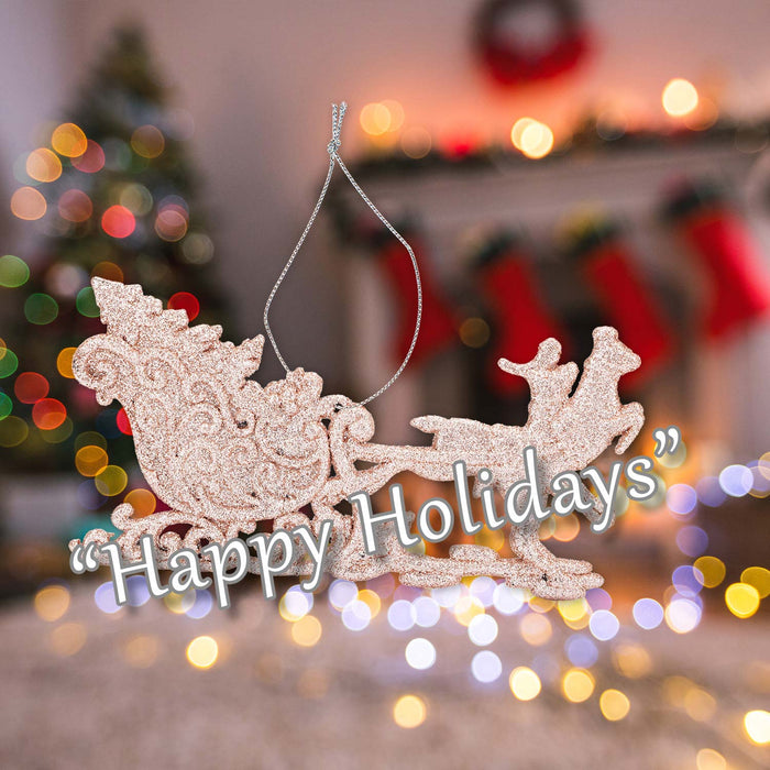 Christmas Tree Decoration Ornament Champagne