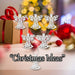 Christmas Tree Decoration Hanging Glitter Angel 6 Silver
