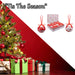 Christmas Bauble Decoration Hanging Tree 12 piece 7. 5cm Bauble Set Nordic
