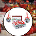 Christmas Bauble Decoration Hanging Tree 12 piece 7. 5cm Bauble Set Santa Gonk
