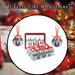 Christmas Bauble Decoration Hanging Tree 12 piece 7. 5cm Bauble Set Santa Gonk
