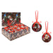 Christmas Bauble Decoration  12 piece 7.5cm Bauble Set Santas Workshop