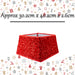 Christmas Tree Skirt Folding Sequin Tree Skirt X 1 30.2cm x 40.2cm x 2.6cm Red