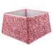 Christmas Tree Skirt Folding Sequin Xmas Decoration 30. Rose Pink