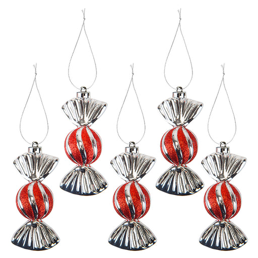 Christmas Tree Decoration Candy Cane Ornament X 5 11cm C, y Cane Striped