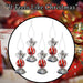 Christmas Tree Decoration Candy Cane Ornament X 5 11cm Candy Cane Striped