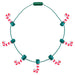 Christmas Necklace Light Up Candy Cane One Size