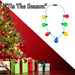 Christmas Necklace Led Light Up Bulb Necklace X 1 One Size Multicoloured