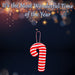 Christmas Tree Decoration Hanging Fabric Candy Cane X 1 12.5cm C, y Cane