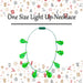 Christmas Light Up Necklace Light Up Tree Necklace X 1 One Size Green