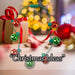 Christmas Light Up Necklace Bauble Decoration One Size Red