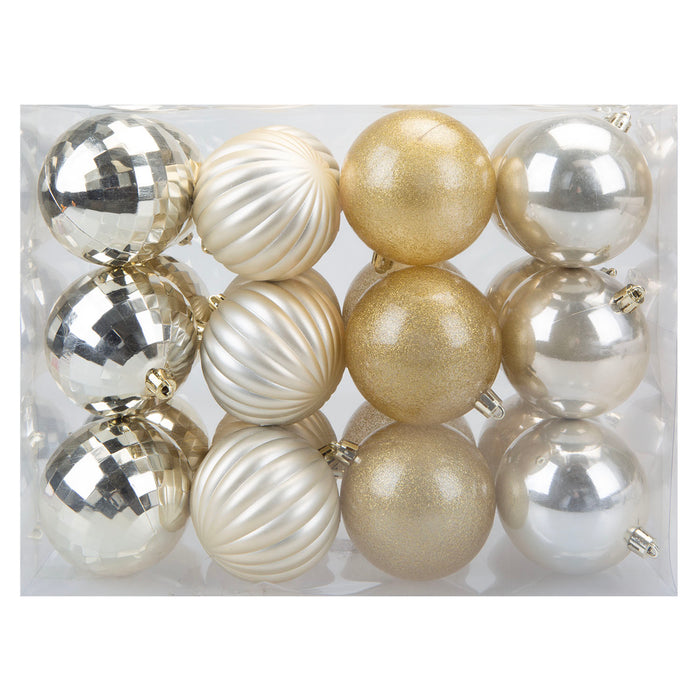 Christmas Bauble Decoration Hanging Tree Ornament X 24 8cm Champagne