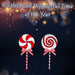 Christmas Decoration Candy Cane Lollipop 2 Varied Designs X 1 20x50cm Red, White