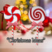 Christmas Decoration Candy Cane Lollipop 2 Varied Designs X 1 20x50cm Red, White