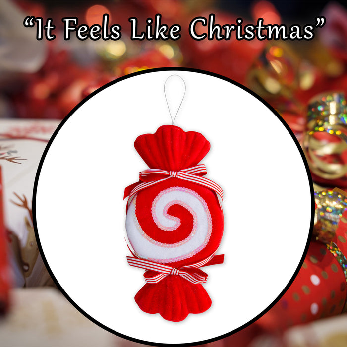 Christmas Tree Decoration Candy Cane Sweet Ornament X 1 26cm Sweet 26cm