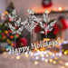Glitter Foliage pick Christmas Decoration 75. 2 x 30. 2 x 11. 5cm White x 1 Pick