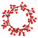 Christmas Berry Wreath Christmas Decoration X 1 22cm Red