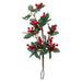 Berry Holly Drop Stem Christmas Decoration X 1 38cm Red