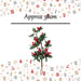 Berry Holly Drop Stem Christmas Decoration X 1 38cm Red