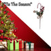Red Berry Candy Pick With Hang Tag Christmas Decoration Ornament X 1 29cm Red