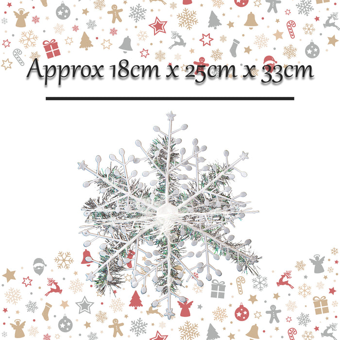 Christmas Decoration X 1 18cm x 25cm x 33cm White