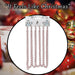 Christmas Decoration 2. 7M Bead Chain X 1 2. 7 Metre Bead Chain Rose Gold