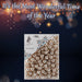 7M Bead Chain Christmas Decoration X 1 8 Metre Bead Chain Champagne