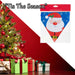 Christmas Bunting Santa, Snowman,Gingerbread, Bear, Penguin X 1 29. 3cm