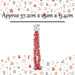 Christmas Decoration Tinsel Candy Red White