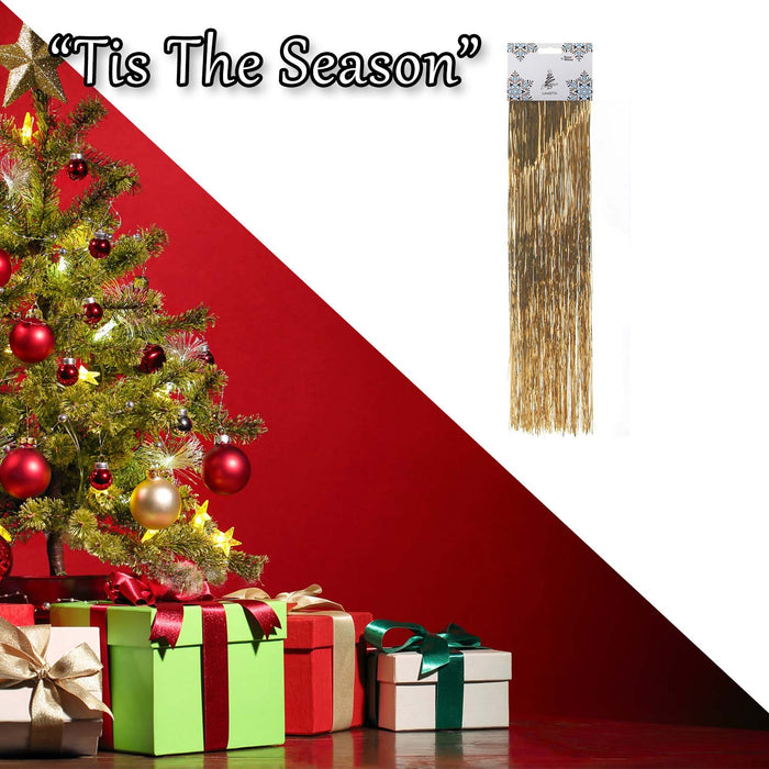 Christmas Tree Decoration Angel Hair Ornament X 1 38cm x 50cm Champagne