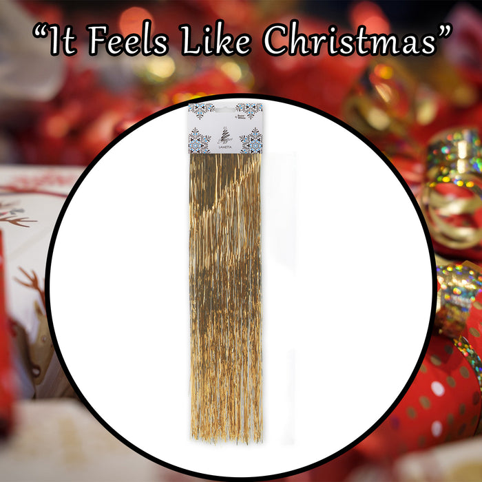 Christmas Tree Decoration Angel Hair Ornament X 1 38cm x 50cm Champagne