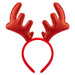 Christmas Antlers Decoration Antlers X 1 25.5cm x 22.6cm x 1.4cm Red Sparkle