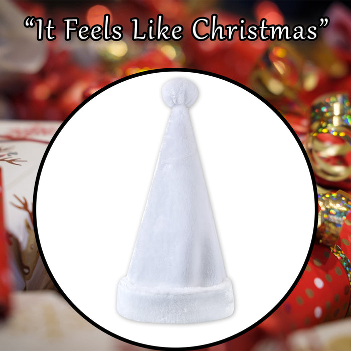 Christmas Hat Christmas Accessory X 1 31cm x 45cm White