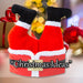 Christmas Hat Santas Legs Novelty Hat X 1 61cm x 35cm Red