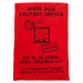 Christmas Sack Jumbo Felt Printed Sack X 1 60cm x 90cm Red