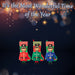 Christmas Stocking Nutcracker 3 Varied Designs X 1 54cm Red, Green, Blue