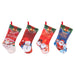 Christmas Stocking 4 4 Varied Designs X 1 43.2cm x 22.8cm Christmas Themed