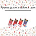 Christmas Stocking Assorted Designs Themed