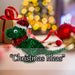 Christmas Tree Decoration Tinsel Dinosaur X 1 15cm x 15cm Green Dinosaur 15cm