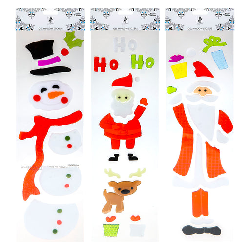Christmas Stickers 3 Varied Designs X 1 15cm x 55cm Christmas Themed