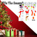 Christmas Stickers 3 Varied Designs X 1 15cm x 55cm Christmas Themed