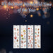 Christmas Stickers 4 Varied Designs X 1 15cm x 55cm Christmas Themed