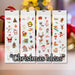 Christmas Stickers 4 Varied Designs X 1 15cm x 55cm Christmas Themed