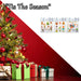 Christmas Stickers 1 x Varied Design 20cm x 20cm Christmas Themed