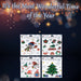 Christmas Stickers 4 Varied Designs X 1 21cm x 21cm Christmas Themed