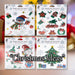 Christmas Stickers 4 Varied Designs X 1 21cm x 21cm Christmas Themed