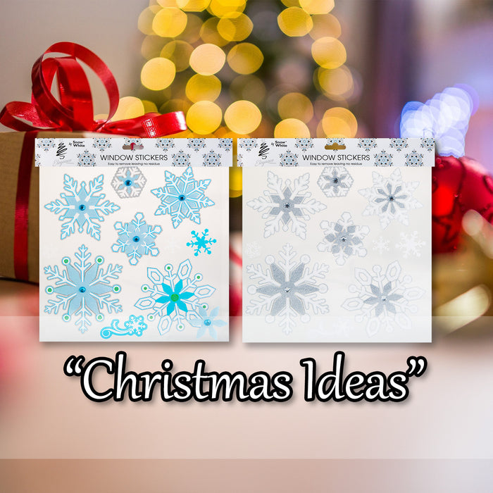 Christmas Stickers 2 Varied Designs X 1 34.6cm x 31.6cm x 0.2cm Christmas Themed