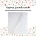 Christmas Snow Blanket Christmas Decoration X 1 50cm x 100cm White